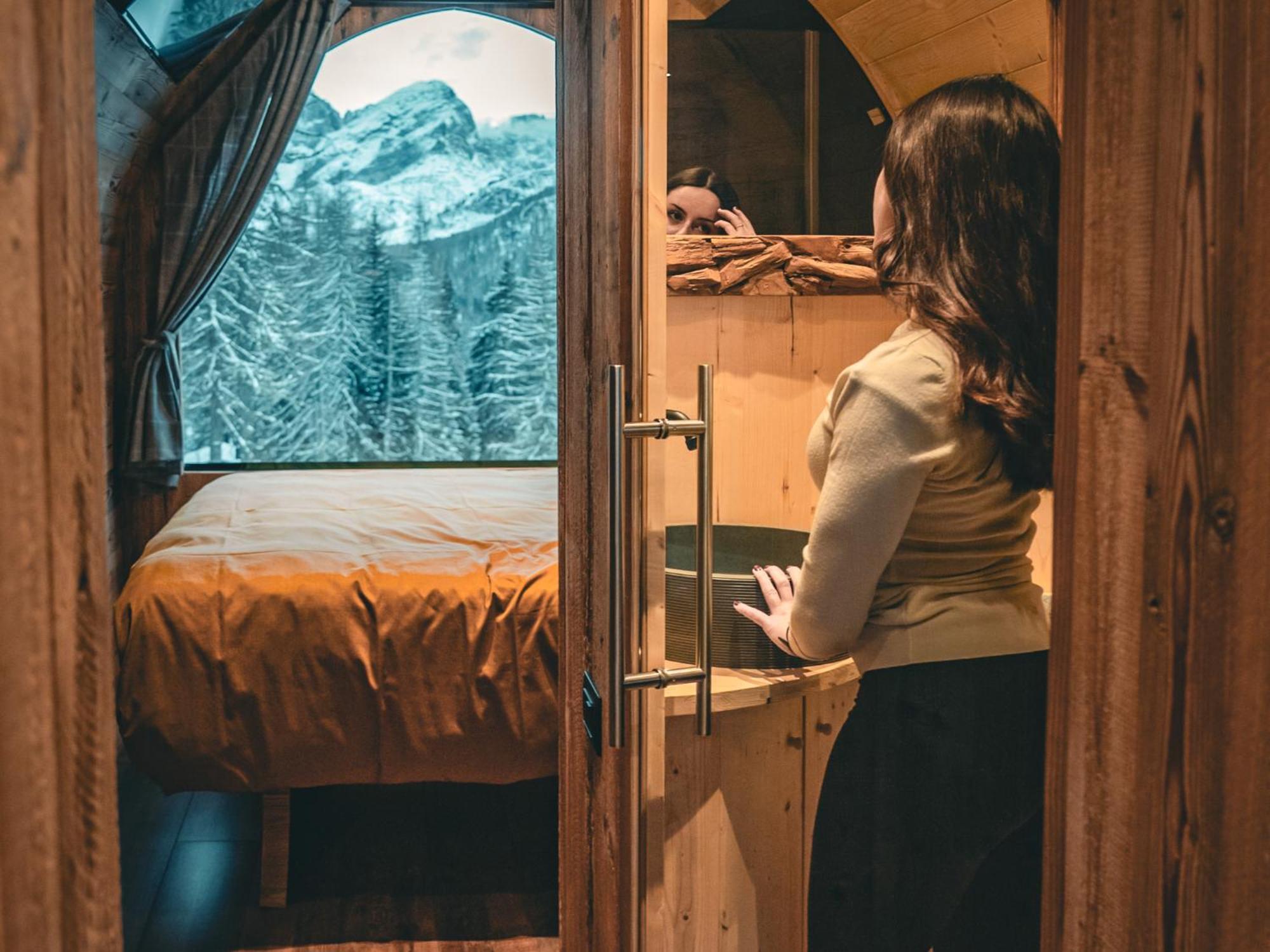Rifugio Flora Alpina Hotel Passo San Pellegrino Ngoại thất bức ảnh