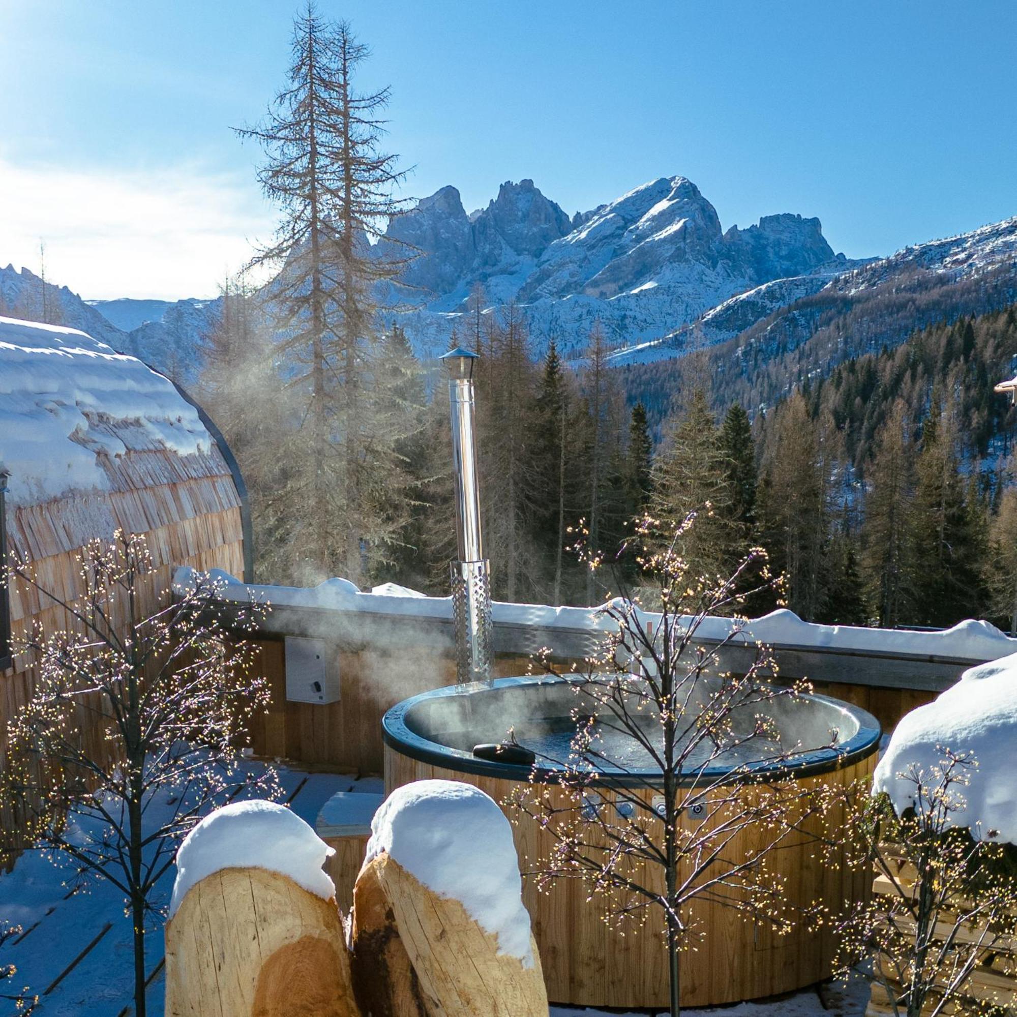Rifugio Flora Alpina Hotel Passo San Pellegrino Ngoại thất bức ảnh